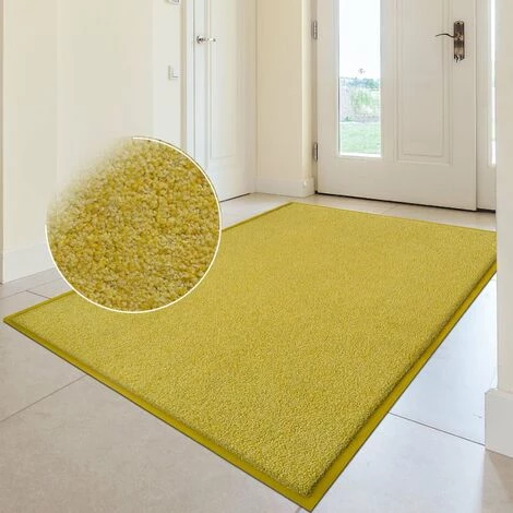 Tapis Anti-poussière SKY Color Jaune Jaune Soleil 50 X 85 Cm - Jaune 4 Tapis Anti-poussière SKY Color Jaune Jaune Soleil 50 X 85 Cm - Jaune – Image 4