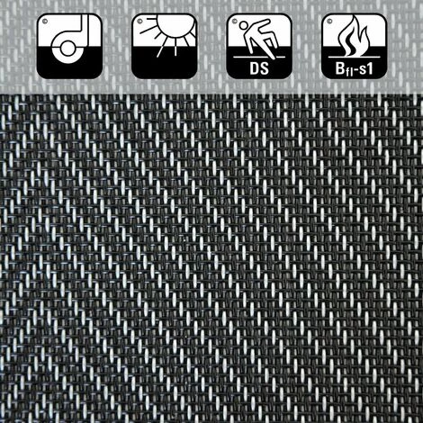 KARAT Tapis De Cuisine Catania Coupe 180 X 50 Cm - Gris 5 KARAT Tapis De Cuisine Catania Coupe 180 X 50 Cm - Gris – Image 5