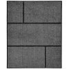 KARAT Tapis Anti-poussière Geo 72x90 Cm - Anthracite
