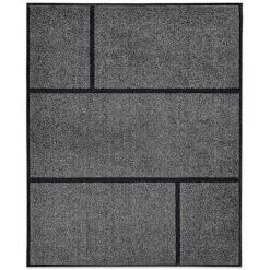 KARAT Tapis Anti-poussière Geo 72x90 Cm - Anthracite