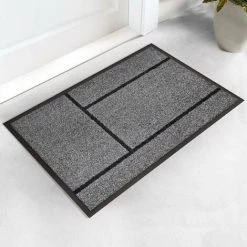 KARAT Tapis Anti-poussière Geo 72x90 Cm - Anthracite 8 KARAT Tapis Anti-poussière Geo 72x90 Cm - Anthracite -Tapis et paillasson Soldes 46910912 4