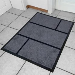 KARAT Tapis Anti-poussière Geo 72x90 Cm - Anthracite 9 KARAT Tapis Anti-poussière Geo 72x90 Cm - Anthracite -Tapis et paillasson Soldes 46910912 5