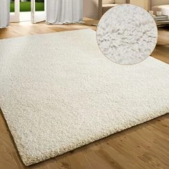 KARAT Tapis Shaggy Prestige Ivoire Crème 70 X 130 Cm - Ivoire 9 KARAT Tapis Shaggy Prestige Ivoire Crème 70 X 130 Cm - Ivoire -Tapis et paillasson Soldes 46912603 5