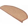 KARAT Tapis D'escalier Pure Nature Demi-rond Terre 19x56cm - Abricot