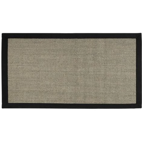 KARAT Tapis Sisal Amazonas Gris Avec Bordure 70 X 130 Cm - Gris 3 KARAT Tapis Sisal Amazonas Gris Avec Bordure 70 X 130 Cm - Gris – Image 3