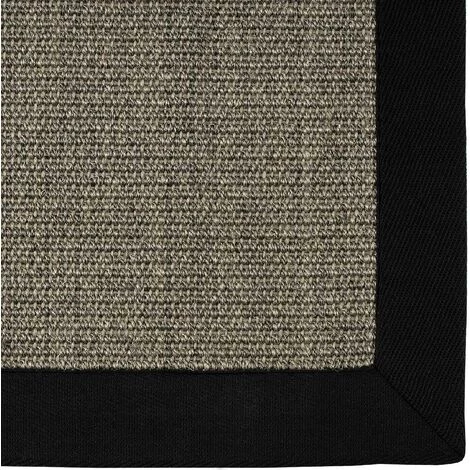 KARAT Tapis Sisal Amazonas Gris Avec Bordure 70 X 130 Cm - Gris 4 KARAT Tapis Sisal Amazonas Gris Avec Bordure 70 X 130 Cm - Gris – Image 4