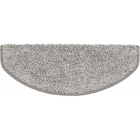 KARAT Tapis D'escalier Bali Gris Argent Demi-tour 19x56cm - Argent Gris 2 KARAT Tapis D'escalier Bali Gris Argent Demi-tour 19x56cm - Argent Gris – Image 2