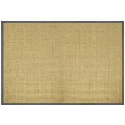 KARAT Tapis Sisal Amazonas Nature Bordure: Graphite 40 X 60 Cm - Nature