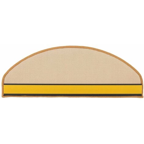 KARAT Tapis D'escalier Akzent Beige Semi-circulaire - Beige 2 KARAT Tapis D'escalier Akzent Beige Semi-circulaire - Beige – Image 2