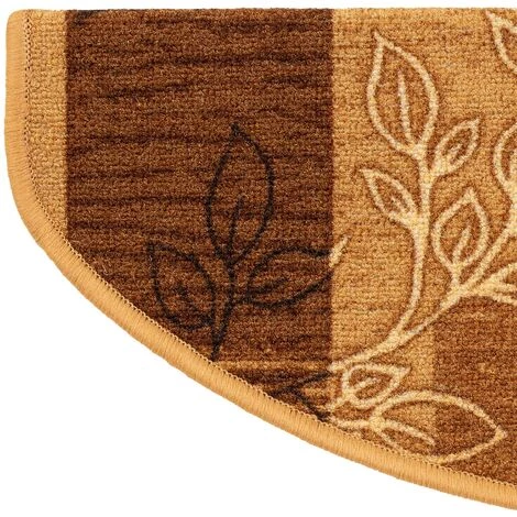 KARAT Tapis D'escalier Akzent Beige Semi-circulaire - Beige 3 KARAT Tapis D'escalier Akzent Beige Semi-circulaire - Beige – Image 3