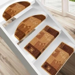 KARAT Tapis D'escalier Akzent Beige Semi-circulaire - Beige 8 KARAT Tapis D'escalier Akzent Beige Semi-circulaire - Beige -Tapis et paillasson Soldes 46914228 4