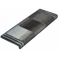 KARAT Tapis D'escalier Ikaria Gris Rectangulaire - Gris