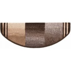KARAT Tapis D'escalier Ikaria Marron Semi-circulaire - Marron 9 KARAT Tapis D'escalier Ikaria Marron Semi-circulaire - Marron -Tapis et paillasson Soldes 46914521 5