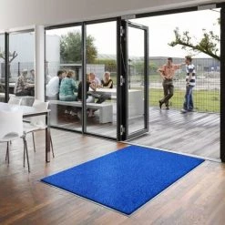 USE & WASH Tapis Anti-salissures Joy Bleu 43x60 Cm - Bleu 8 USE & WASH Tapis Anti-salissures Joy Bleu 43x60 Cm - Bleu -Tapis et paillasson Soldes 46915088 4