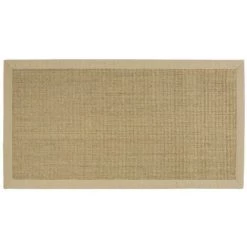 KARAT Tapis Chat En Sisal Avec Bordure 50 X 50 Cm Naturel / Liège - Nature