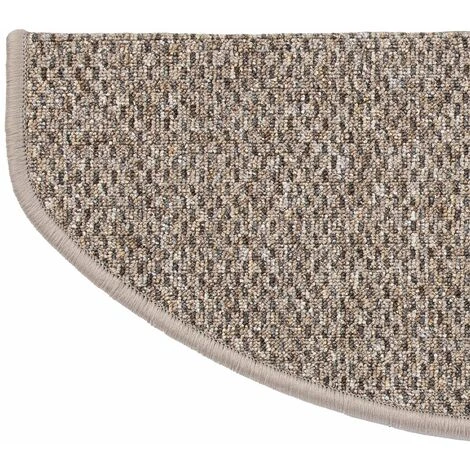 KARAT Tapis D'escalier Ponto Beige Demi-tour 19x56cm - Beige 3 KARAT Tapis D'escalier Ponto Beige Demi-tour 19x56cm - Beige – Image 3