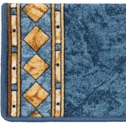 KARAT Tapis D'escalier Rügen Bleu Rectangulaire - Bleu 7 KARAT Tapis D'escalier Rügen Bleu Rectangulaire - Bleu -Tapis et paillasson Soldes 46917316 3