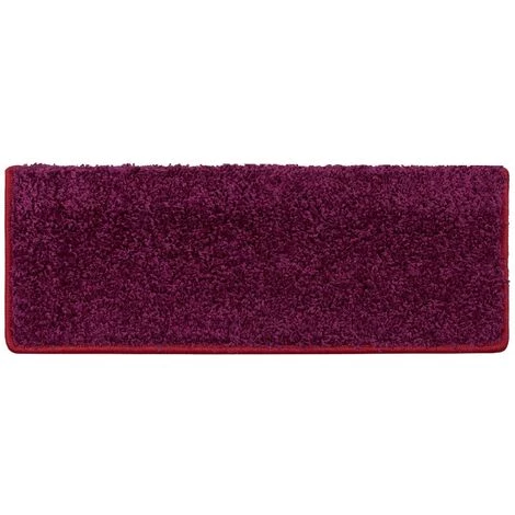KARAT Tapis D'escalier Shaggy Sphinx Rectangulaire 23,5 X 65 Cm Violet - Violet 1 KARAT Tapis D'escalier Shaggy Sphinx Rectangulaire 23,5 X 65 Cm Violet - Violet