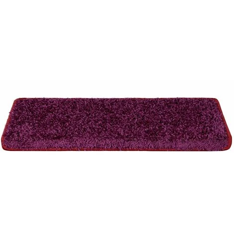 KARAT Tapis D'escalier Shaggy Sphinx Rectangulaire 23,5 X 65 Cm Violet - Violet 5 KARAT Tapis D'escalier Shaggy Sphinx Rectangulaire 23,5 X 65 Cm Violet - Violet – Image 5
