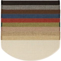 KARAT Tapis D'escalier Pure Nature Demi-rond Ivoire 19x56cm - Ivoire 8 KARAT Tapis D'escalier Pure Nature Demi-rond Ivoire 19x56cm - Ivoire -Tapis et paillasson Soldes 46917972 4