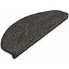 KARAT Tapis D'escalier Lyon Noir 78 19x56cm Semi-circulaire - Noir