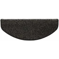 KARAT Tapis D'escalier Lyon Noir 78 19x56cm Semi-circulaire - Noir 9 KARAT Tapis D'escalier Lyon Noir 78 19x56cm Semi-circulaire - Noir -Tapis et paillasson Soldes 46918345 5