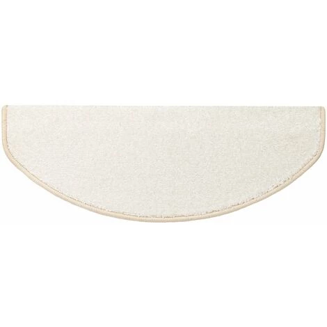 KARAT Tapis D'escalier Sundae Crème 20 19x56cm Semi-circulaire - Crème 5 KARAT Tapis D'escalier Sundae Crème 20 19x56cm Semi-circulaire - Crème – Image 5