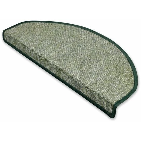 KARAT Tapis D'escalier York Vert 41 19x56cm - Vert 1 KARAT Tapis D'escalier York Vert 41 19x56cm - Vert