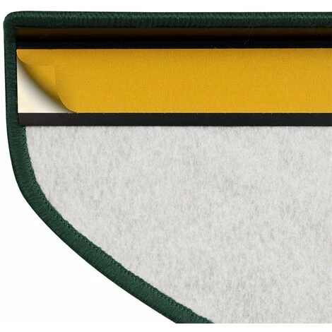 KARAT Tapis D'escalier York Vert 41 19x56cm - Vert 2 KARAT Tapis D'escalier York Vert 41 19x56cm - Vert – Image 2