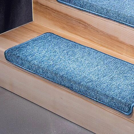 KARAT Tapis D'escalier Tobago Rectangulaire Bleu 80 - Bleu 5 KARAT Tapis D'escalier Tobago Rectangulaire Bleu 80 - Bleu – Image 5