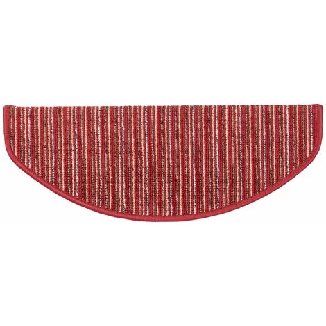 KARAT Tapis D'escalier Trier Rouge 19x56cm Semi-circulaire - Rouge 5 KARAT Tapis D'escalier Trier Rouge 19x56cm Semi-circulaire - Rouge – Image 5