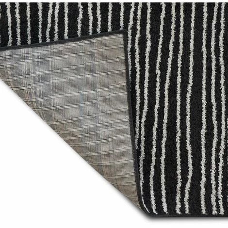 KARAT Tapis Sur Mesure Larache Largeur 133 X 100 Cm - Noir/Blanc 5 KARAT Tapis Sur Mesure Larache Largeur 133 X 100 Cm - Noir/Blanc – Image 5