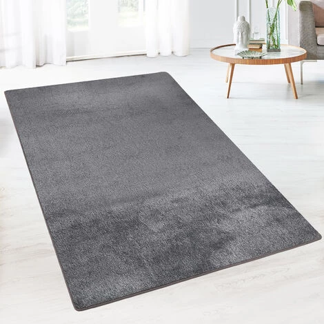 KARAT Chemin De Tapis Sur Mesure Sundae Anthracite 77 80 X 100 Cm - Anthracite 1 KARAT Chemin De Tapis Sur Mesure Sundae Anthracite 77 80 X 100 Cm - Anthracite