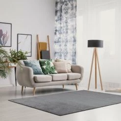 KARAT Chemin De Tapis Sur Mesure Sundae Anthracite 77 80 X 100 Cm - Anthracite 9 KARAT Chemin De Tapis Sur Mesure Sundae Anthracite 77 80 X 100 Cm - Anthracite -Tapis et paillasson Soldes 47148190 5