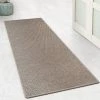 KARAT Chemin De Tapis Sur Mesure Aspect Sisal Calcutta Taupe 66 X 50 Cm - Taupe