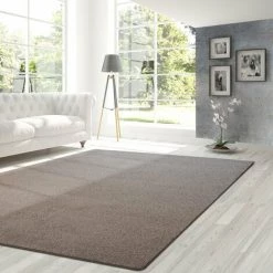 KARAT Tapis De Passage Sur Mesure Lyon 94 Marron Chiné 50 X 100 Cm - Marron -Tapis et paillasson Soldes 47156941 5