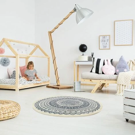 Tapis Ronds En Coton 90cm Lavables En Machine Tissés à La Main Glands Tapis Cercle Tapis Chic Motif Bohème Tapis De Sol Tapis Bohème Pour Chambre Salon Canapé Table Basse Balançoire Chaise Côté Lit (92 * 92),HANBING 2 Tapis Ronds En Coton 90cm Lavables En Machine Tissés à La Main Glands Tapis Cercle Tapis Chic Motif Bohème Tapis De Sol Tapis Bohème Pour Chambre Salon Canapé Table Basse Balançoire Chaise Côté Lit (92 * 92),HANBING – Image 2