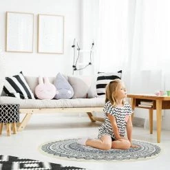 Tapis Ronds En Coton 90cm Lavables En Machine Tissés à La Main Glands Tapis Cercle Tapis Chic Motif Bohème Tapis De Sol Tapis Bohème Pour Chambre Salon Canapé Table Basse Balançoire Chaise Côté Lit (92 * 92),HANBING 7 Tapis Ronds En Coton 90cm Lavables En Machine Tissés à La Main Glands Tapis Cercle Tapis Chic Motif Bohème Tapis De Sol Tapis Bohème Pour Chambre Salon Canapé Table Basse Balançoire Chaise Côté Lit (92 * 92),HANBING -Tapis et paillasson Soldes 47162021 3