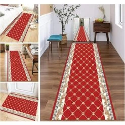 Tapis De Couloir D'entrée De Couloir Rouge Vintage Tapis De Couloir Long Et étroit Pour Couloir 0,6 M 0,9 M 1,2 M 1,4 M 1,6 M Tapis De Sol Lavable Antidérapant (90 * 100),HANBING 9 Tapis De Couloir D'entrée De Couloir Rouge Vintage Tapis De Couloir Long Et étroit Pour Couloir 0,6 M 0,9 M 1,2 M 1,4 M 1,6 M Tapis De Sol Lavable Antidérapant (90 * 100),HANBING -Tapis et paillasson Soldes 47163327 5
