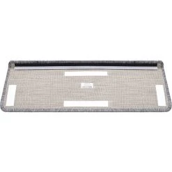 Lot De 15 Marchettes D'escalier Rectangulaires Antidérpantes 65 X 24 Cm Avec Bord Gris Clair [en.casa] -Tapis et paillasson Soldes 47315678 5