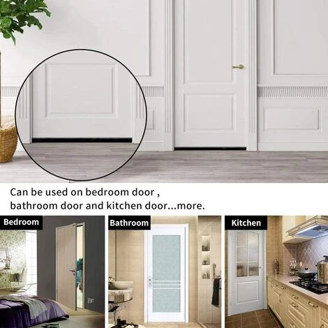 SUPERMARKET Bas De Porte Double Isolant Boudin De Porte Stop Froid Bas De Porte Isolant Double Boudin Protection Contre Courants D'air Anti Bruit Joint De Porte Interieur Universel Etanche (Gris, 1 Pièce),Superma 4 SUPERMARKET Bas De Porte Double Isolant Boudin De Porte Stop Froid Bas De Porte Isolant Double Boudin Protection Contre Courants D'air Anti Bruit Joint De Porte Interieur Universel Etanche (Gris, 1 Pièce),Superma – Image 4