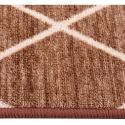 VidaXL Tapis De Couloir Marron Foncé 80x300 Cm - Brun -Tapis et paillasson Soldes 47435831 3