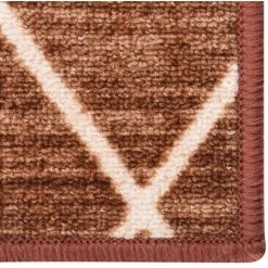 VidaXL Tapis De Couloir Marron Foncé 80x300 Cm - Brun -Tapis et paillasson Soldes 47435831 5