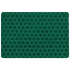 Relaxdays Paillasson Caoutchouc, 60 X 40 Cm, Antidérapant, Résistant, Caillebotis Extérieur, Tapis D’entrée Grille, Vert