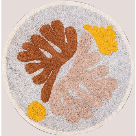 Tapis De Bain En Coton (Ø61 Cm) Kombu SKLUM Coton - C 1 Tapis De Bain En Coton (Ø61 Cm) Kombu SKLUM Coton - C