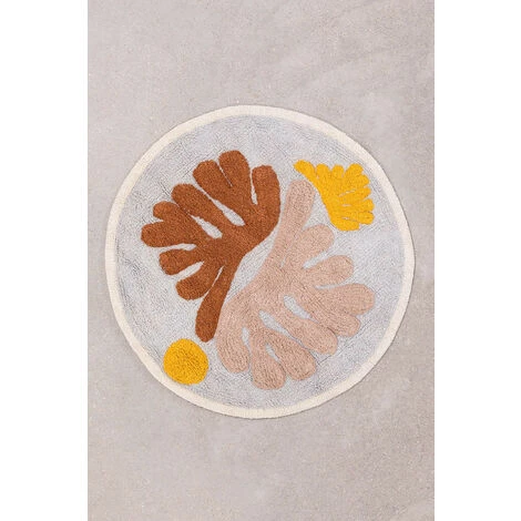 Tapis De Bain En Coton (Ø61 Cm) Kombu SKLUM Coton - C 2 Tapis De Bain En Coton (Ø61 Cm) Kombu SKLUM Coton - C – Image 2