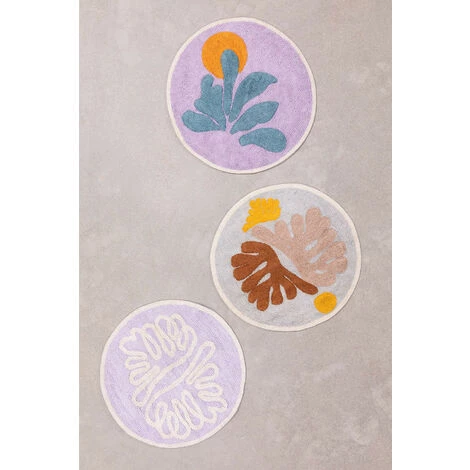 Tapis De Bain En Coton (Ø61 Cm) Kombu SKLUM Coton - C 3 Tapis De Bain En Coton (Ø61 Cm) Kombu SKLUM Coton - C – Image 3