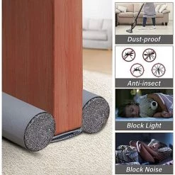 TANABATA Bas De Porte Double Isolant. Boudin De Porte Stop Froid. Bouchon De Tirage. Bas De Porte Double Isolant. Anti-airflow Et Bruit. Block Insectes. Gris Bilatéral 7 TANABATA Bas De Porte Double Isolant. Boudin De Porte Stop Froid. Bouchon De Tirage. Bas De Porte Double Isolant. Anti-airflow Et Bruit. Block Insectes. Gris Bilatéral -Tapis et paillasson Soldes 47522821 3