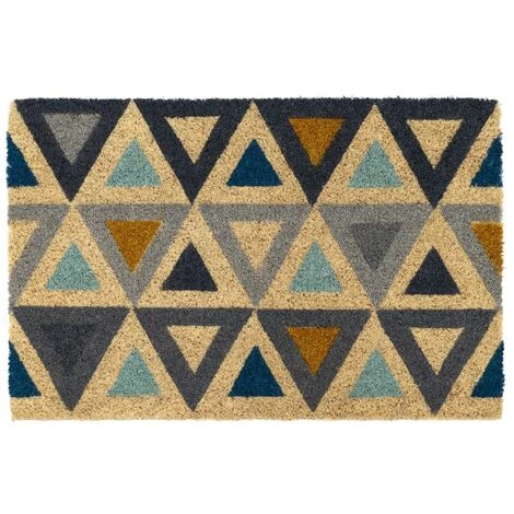 LOLAHOME Paillasson Abstrait Géométrique Multicolore En Fibre De Coco Naturelle 40x60 Cm 1 LOLAHOME Paillasson Abstrait Géométrique Multicolore En Fibre De Coco Naturelle 40x60 Cm