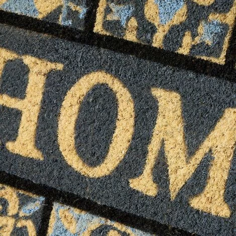 LOLAHOME Tapis Mosaïque Antidérapant Noir Et Gris En Fibre De Coco 60x40 Cm 3 LOLAHOME Tapis Mosaïque Antidérapant Noir Et Gris En Fibre De Coco 60x40 Cm – Image 3